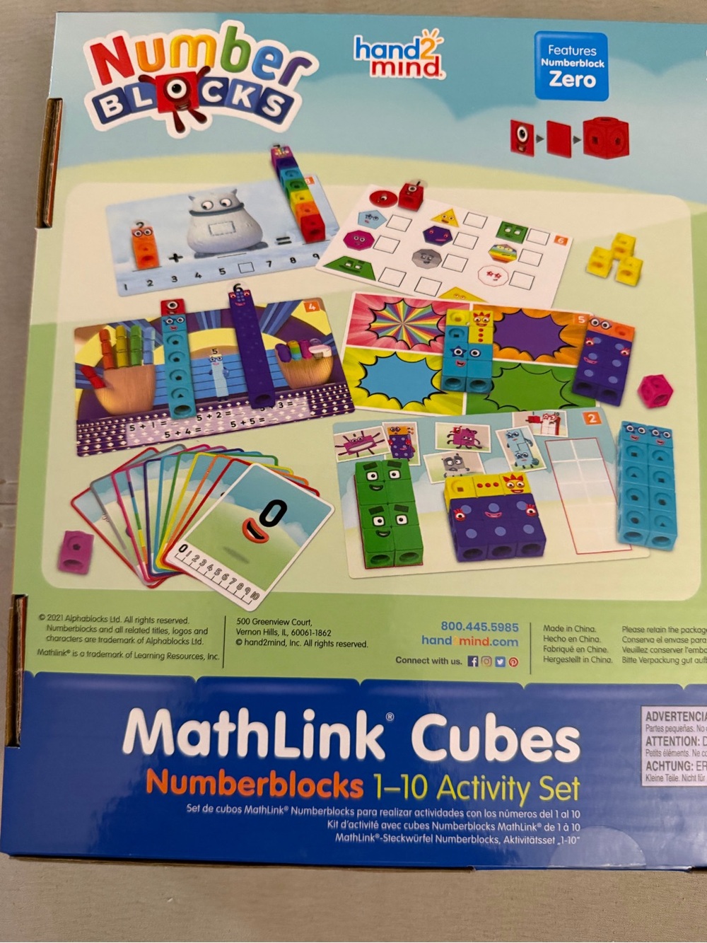 MathLink Cubes Numberblocks 1-10 Activity Set - Multi-Color - Picture 6 of 7